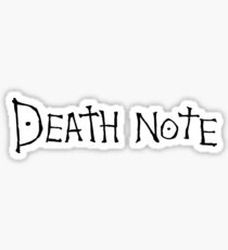 death note stickers redbubble