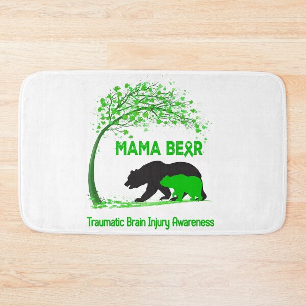 Item preview, Mama Bear Traumatic Brain Injury Awareness designed and sold by Mnrshirley.
