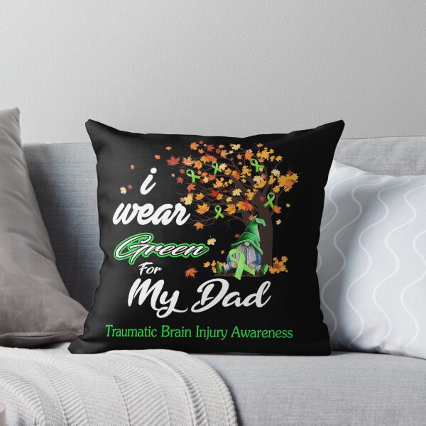Item preview, Traumatic Brain Injury Awareness Ribbon Tree I Wear Green For My Dad designed and sold by Hatjar.