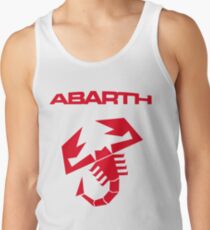 Abarth & scorpion (red) Tank Top