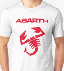 Abarth & scorpion (red) Unisex T-Shirt