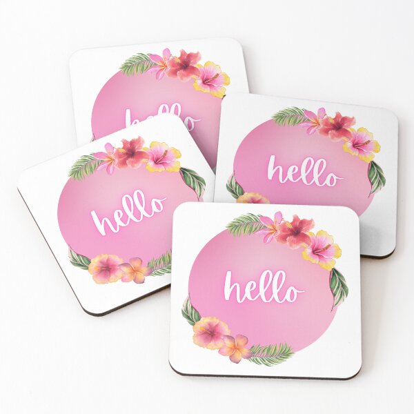Item preview, Hello Pink Tropical Paradise designed and sold by AnaMiyagi.