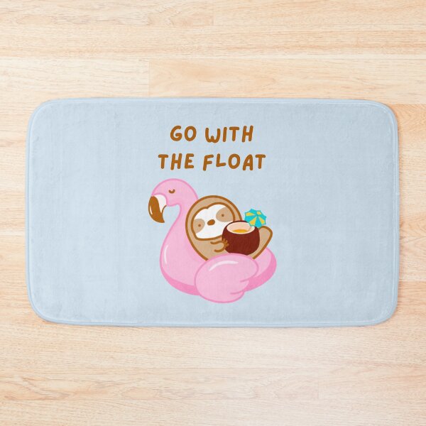 Item preview, Go With the Float Coconut Drink Sloth  designed and sold by theslothinme.