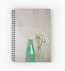 Simplicity In Green Spiral Notebook