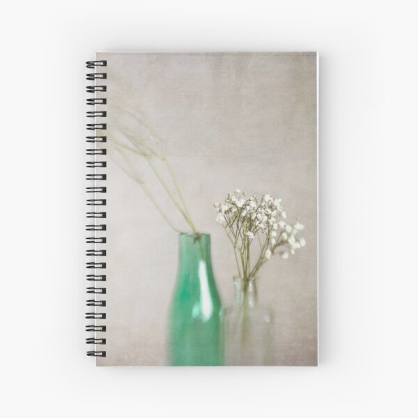 Simplicity In Green Spiral Notebook