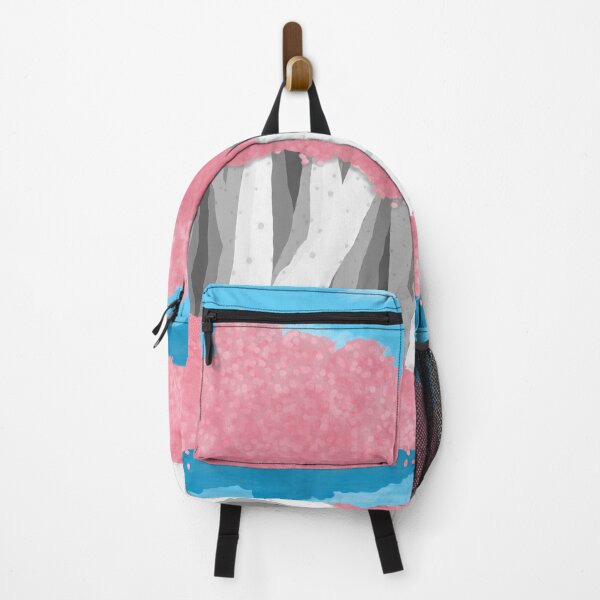 Item preview, subtle stealth trans flag - cherry blossom trees designed and sold by hexlavender.