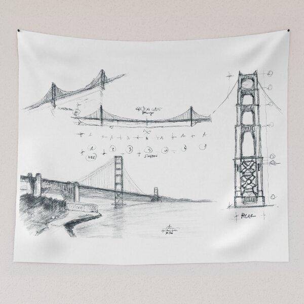 Item preview, How to Draw The Golden Gate designed and sold by DrawingTheCity.