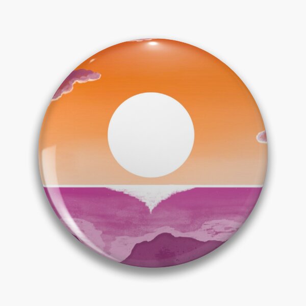Item preview, subtle stealth lesbian sunset flag - subtle lgbt flag design designed and sold by hexlavender.