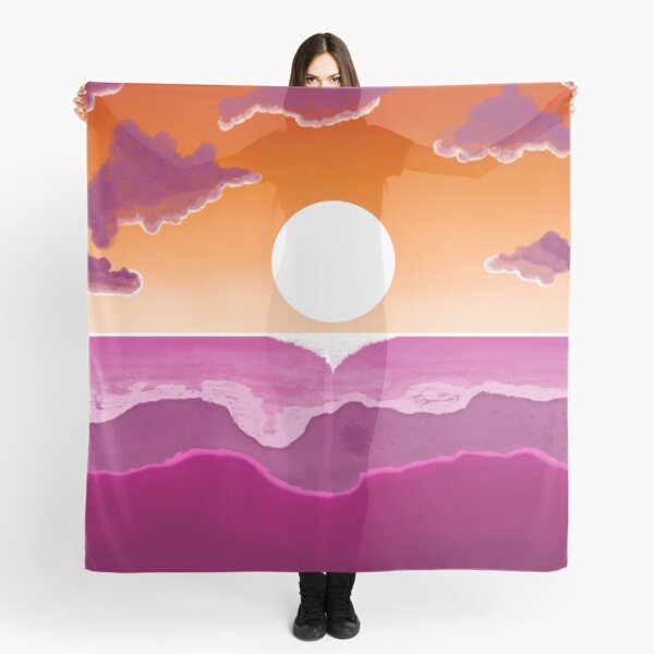 Item preview, subtle stealth lesbian sunset flag - subtle lgbt flag design designed and sold by hexlavender.