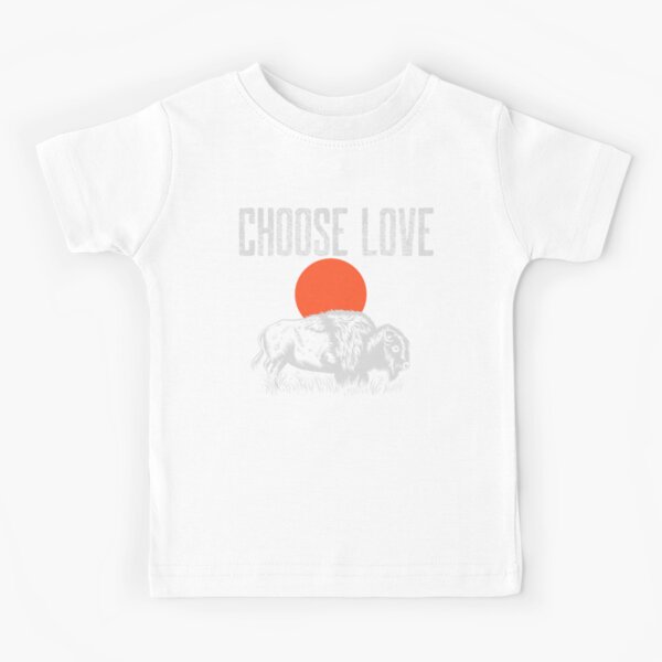  Choose love Buffalo Bills logo t shirt and logo Sticker for Sale by