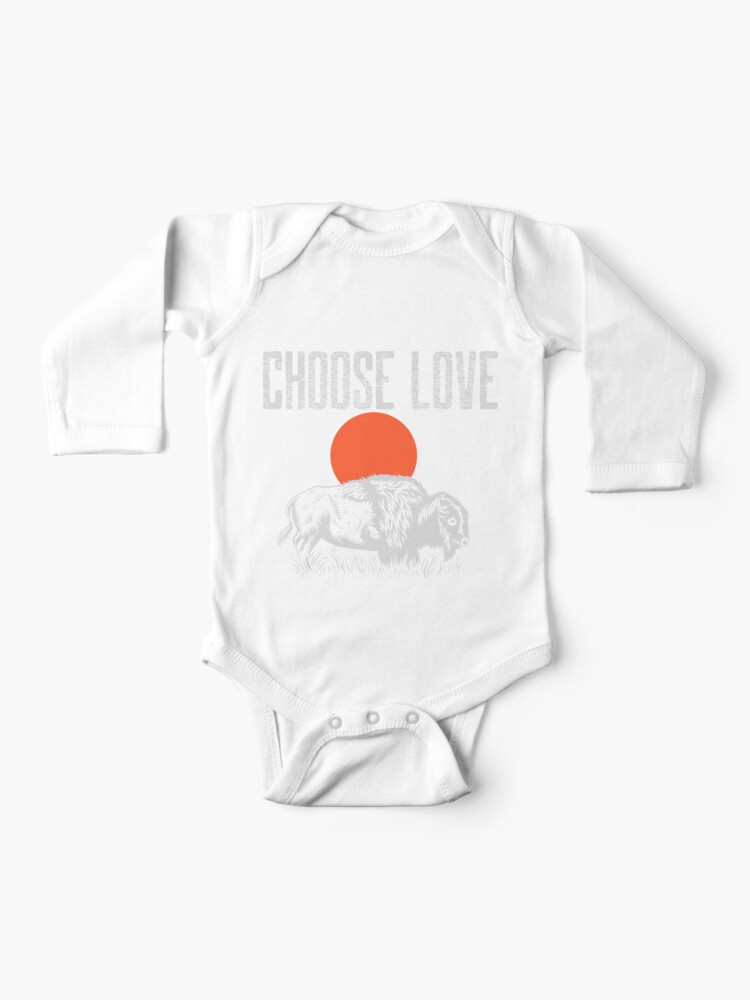 Stop Hate And Racism Choose Love Buffalo Bills Baby One-Piece for Sale by  DonnellHoux