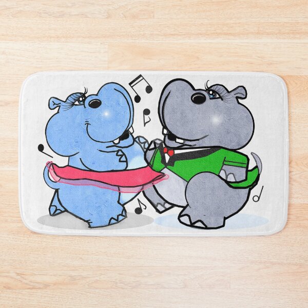 Item preview, Dancing Hippos  designed and sold by Shirley cute art .