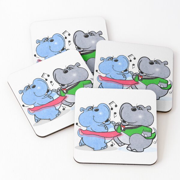 Item preview, Dancing Hippos  designed and sold by Shirley cute art .
