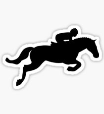 Horse Jump Sticker