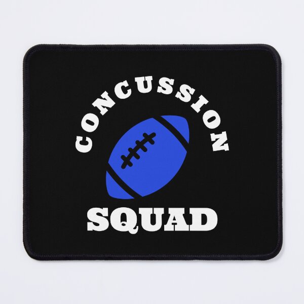 Item preview, concussion, football head injury, funny, concussed, TBI, traumatic brain injury awareness month, TBI, concussed themed design on a T-shirt, sticker, and mug designed and sold by smichaeliv.