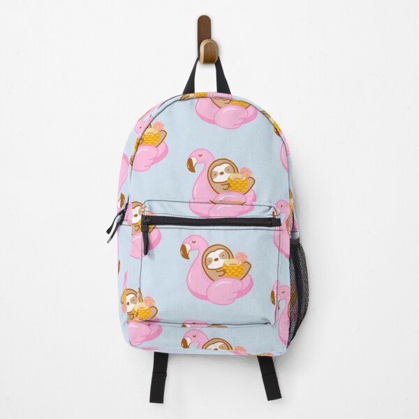 Item preview, Cute Pineapple Drink Flamingo Float Sloth designed and sold by theslothinme.