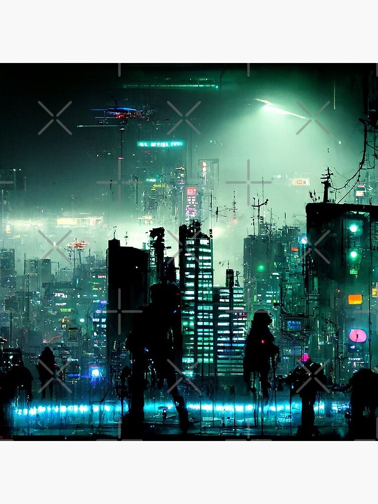 Cyberpunk Tokyo Sci Fi City Urban Noir Dystopia