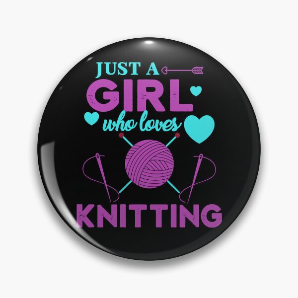 Item preview, Best Boys Girls Just A Girl Who Loves Knitting Funny Knitting Crochet Gift Idea Awesome Since designed and sold by LortAndrew.