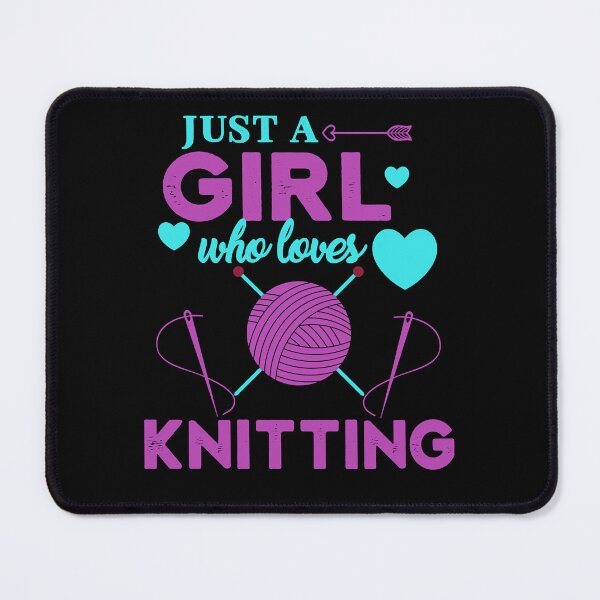 Item preview, Best Boys Girls Just A Girl Who Loves Knitting Funny Knitting Crochet Gift Idea Awesome Since designed and sold by LortAndrew.