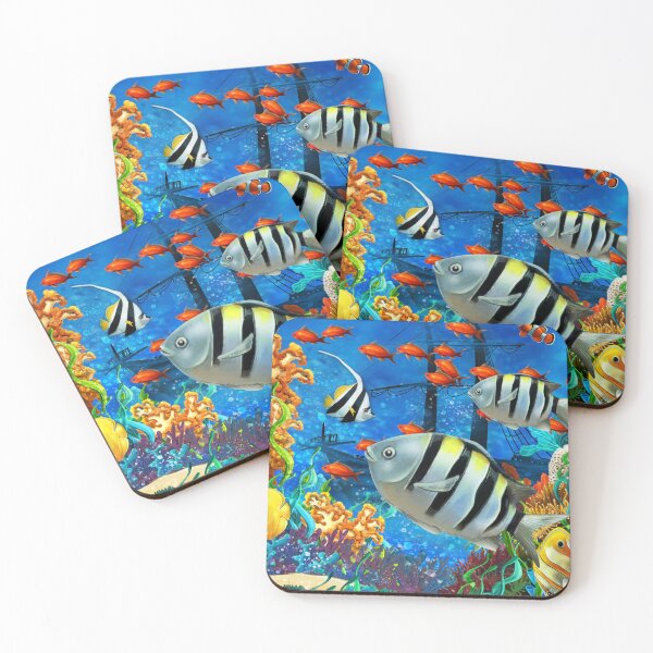 Item preview, Deep sea ocean reef designed and sold by FGCART.