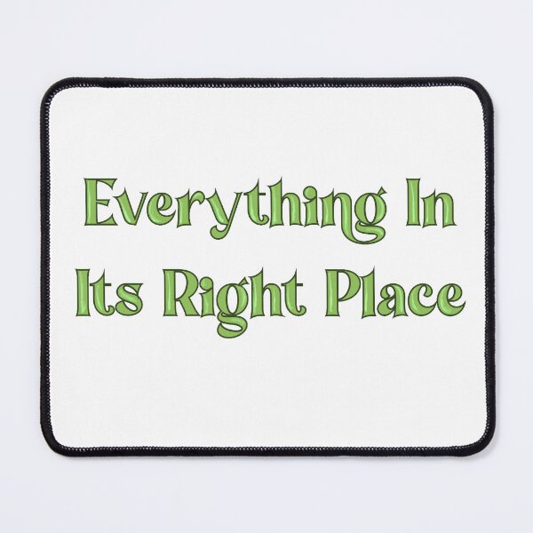 Item preview, Everything In Its Right Place Radio Head designed and sold by Wicked Creationz.