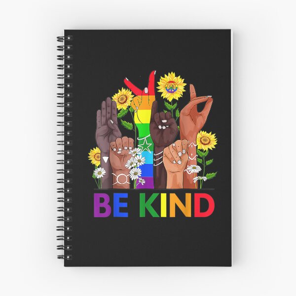 Item preview, Be Kind Sign Language Hand Talking LGBTQ+ Flag Gay Pride T-Shirt designed and sold by Ortega-Blue.