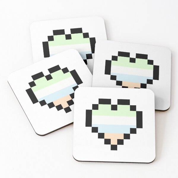 Item preview, Unlabeled Flag Pixel Heart designed and sold by littlecornershop.