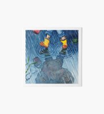 "A Walk in the Rain" Art Board