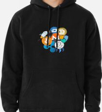 Bitcoin, Ripple, Ethereum, Litecoin, NEM, Strich, Monero, Stellar Lumen, Steem, Kryptowährung, Hoodie