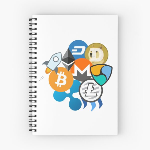 Item preview, Bitcoin, Ripple, Ethereum, Litecoin, NEM, Dash, Monero, Stellar Lumens, Steem, Cryptocurrency,  designed and sold by JackCurtis1991.