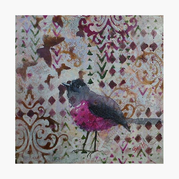 Item preview, Pink Breasted Robin designed and sold by Bev Hardidge.