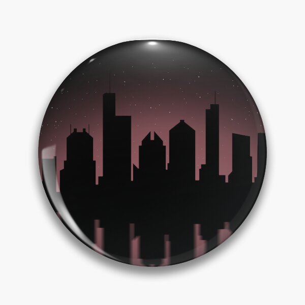 Item preview, Chicago Nights Pink Sky designed and sold by KMGraphics99.