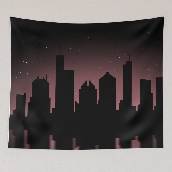 Item preview, Chicago Nights Pink Sky designed and sold by KMGraphics99.
