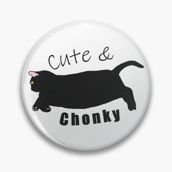 Item preview, Cute & Chonky Black Cat designed and sold by sarahsprklyrns.