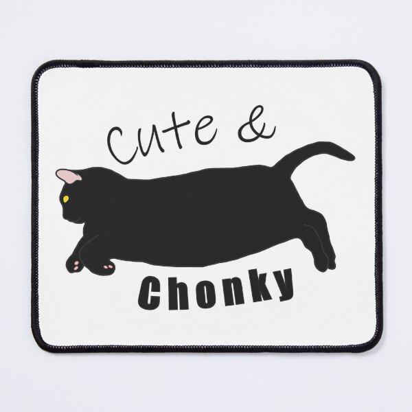Item preview, Cute & Chonky Black Cat designed and sold by sarahsprklyrns.