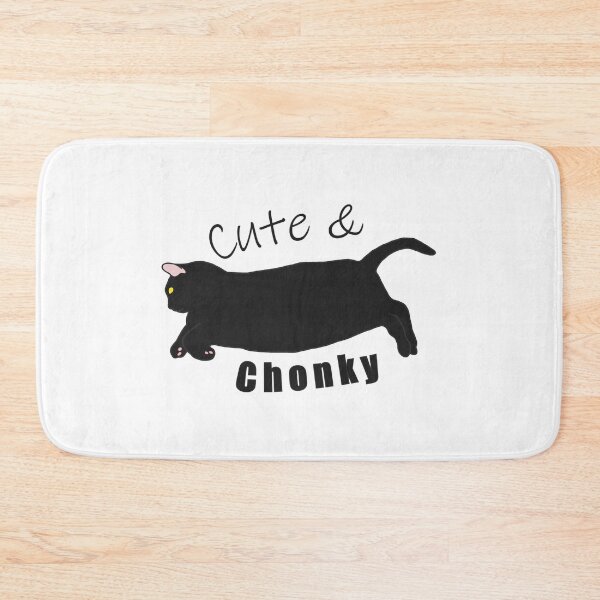 Item preview, Cute & Chonky Black Cat designed and sold by sarahsprklyrns.