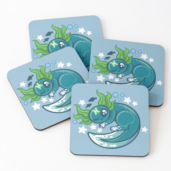 Item preview, Zodiac Axolotl Pisces designed and sold by The-Mothlynn.