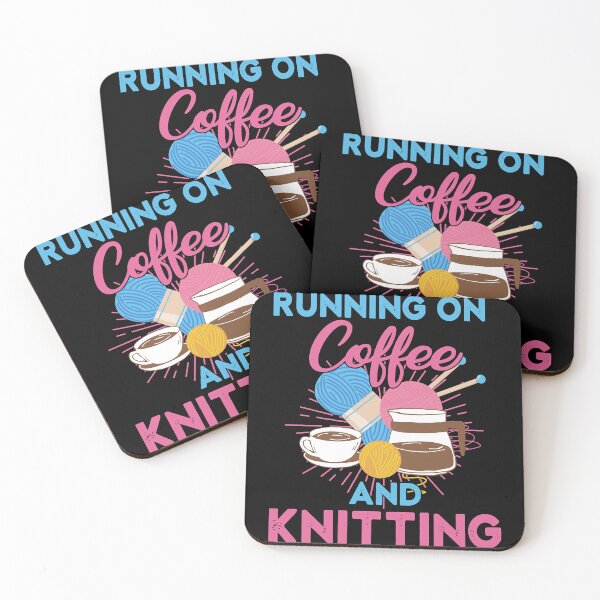 Item preview, Loves Basket And Running On Coffee And Knitting Good Day designed and sold by LortAndrew.