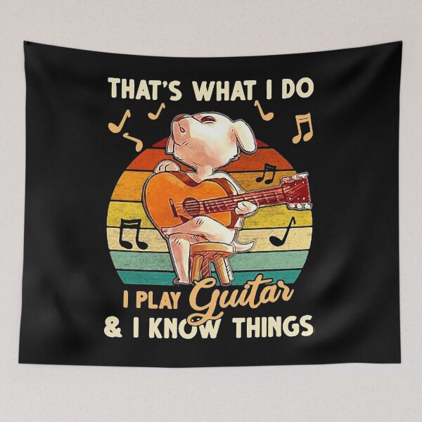Item preview, Dog Play Guita designed and sold by TeresaKeeton2.