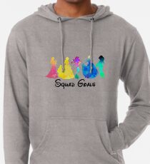 Prinzessin Squad Ziele inspiriert Silhouette Leichter Hoodie