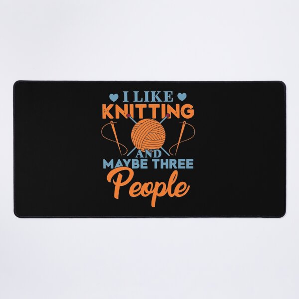 Item preview, Rainbow Girls Boys I Like Maybe Three People Knitting Crochet Gift Idea Awesome Anime designed and sold by LortAndrew.