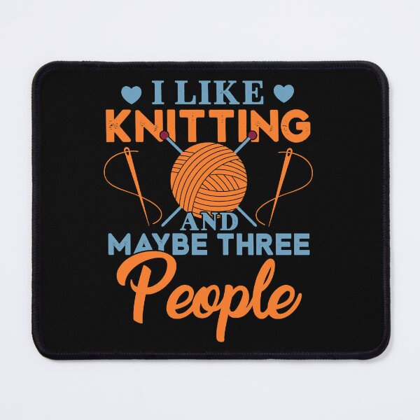 Item preview, Rainbow Girls Boys I Like Maybe Three People Knitting Crochet Gift Idea Awesome Anime designed and sold by LortAndrew.