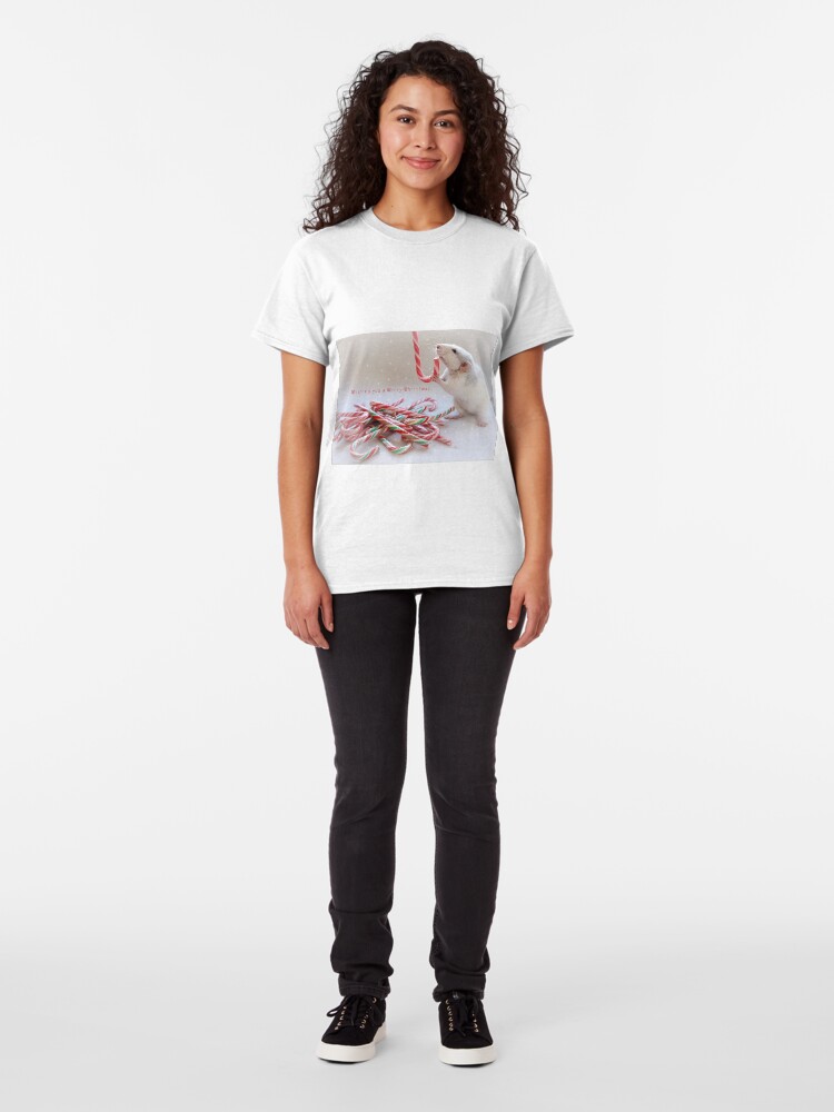 Alternate view of Saffie and Christmas :) Classic T-Shirt