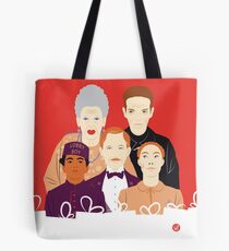 Many People In This Hotel (Faces & Movies) Tote Bag