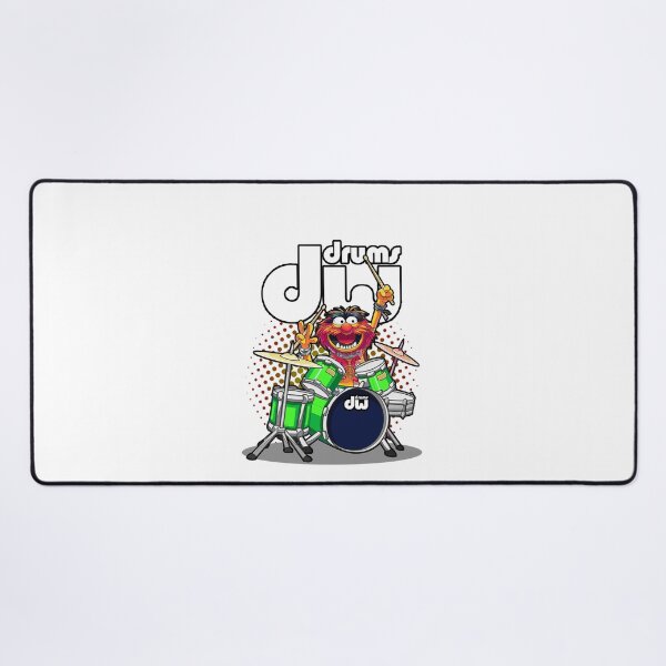 Item preview, ANIMAL DRUMMER DW GREEN DRUMS designed and sold by TeresaKeeton2.