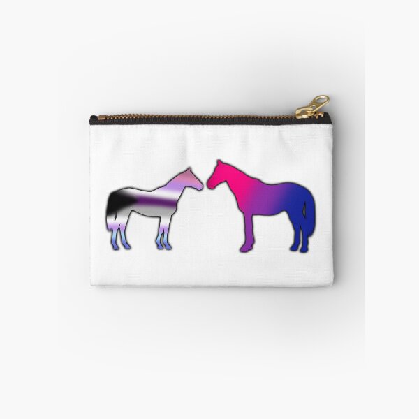 Item preview, Demisexual-bigender and bisexual pride horses designed and sold by violetxrose1235.