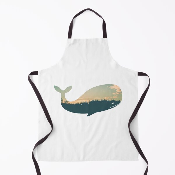 Item preview, Forest Trees Under Calm Sky Whale | Colorful Whale designed and sold by BopleDesigns.