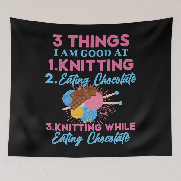 Item preview, The Birthday Boy Funny Knitting Crochet Eating Chocolate Gift Idea Music Awesome designed and sold by LortAndrew.