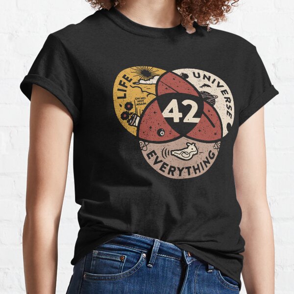 Item preview, 42 The Answer To Life The Universe And Everything T shirt Hitchhikers Guide To The Galaxy 42 The Answer Gift designed and sold by kimberlyzbaz.