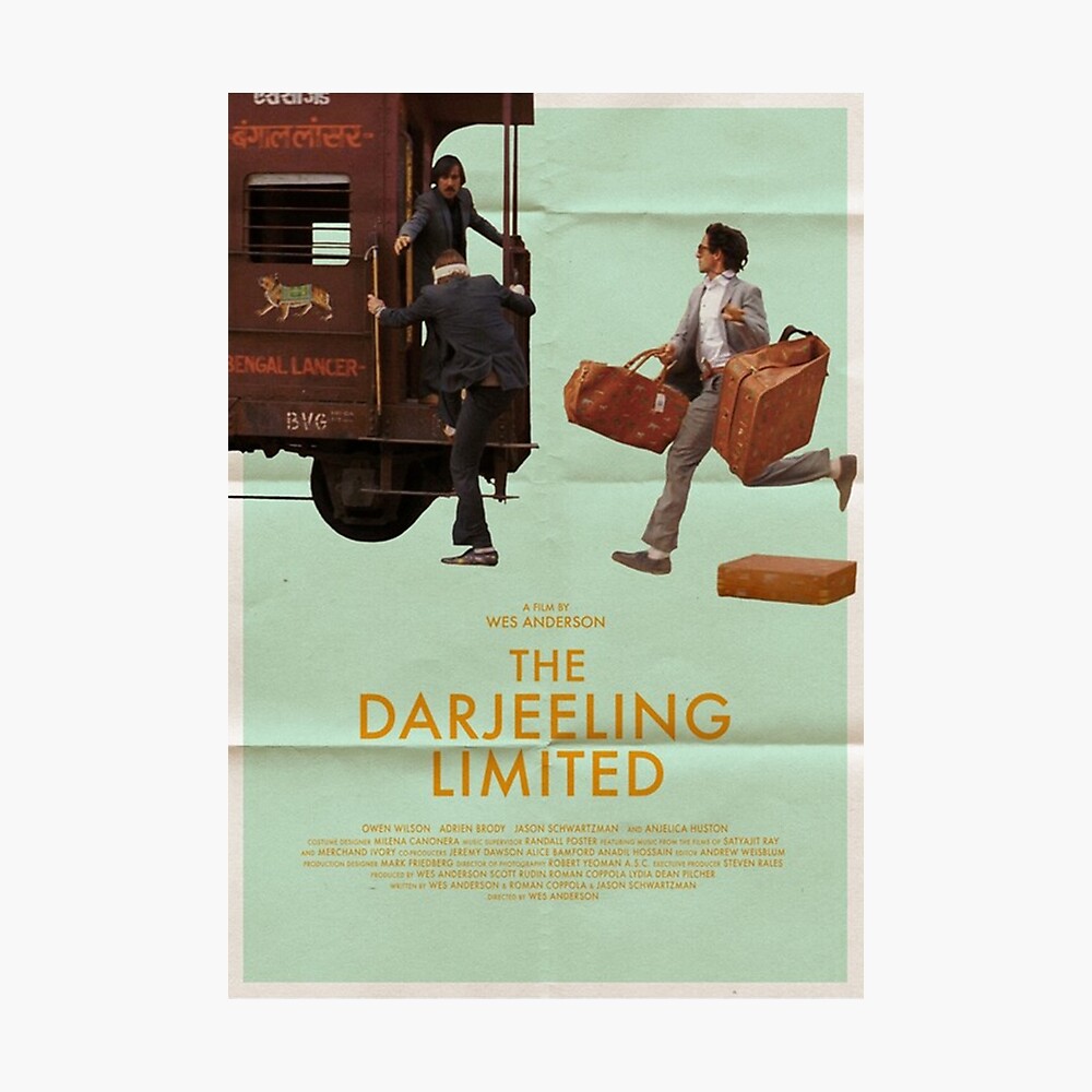 Wes Anderson Darjeeling Poster for Sale by OnealArtsStock